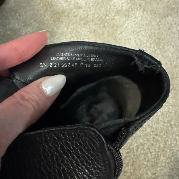 Black Leather Tory Burch Ankle Boots - Picture 5 of 7